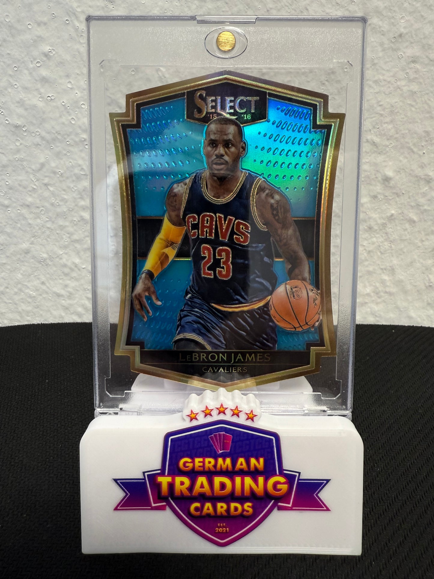 LeBron James 107/199 Die-Cut - 2015-16 Panini Select Basketball