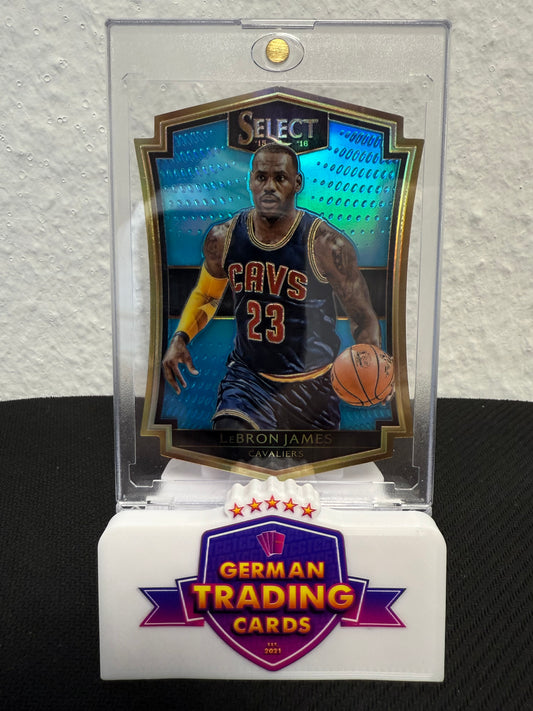 LeBron James 107/199 Die-Cut - 2015-16 Panini Select Basketball