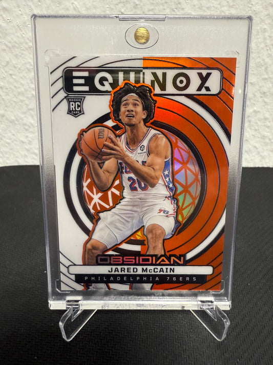Jared McCain Rookie Equinox 54/99 - 2024-25 Panini Obsidian Basketball