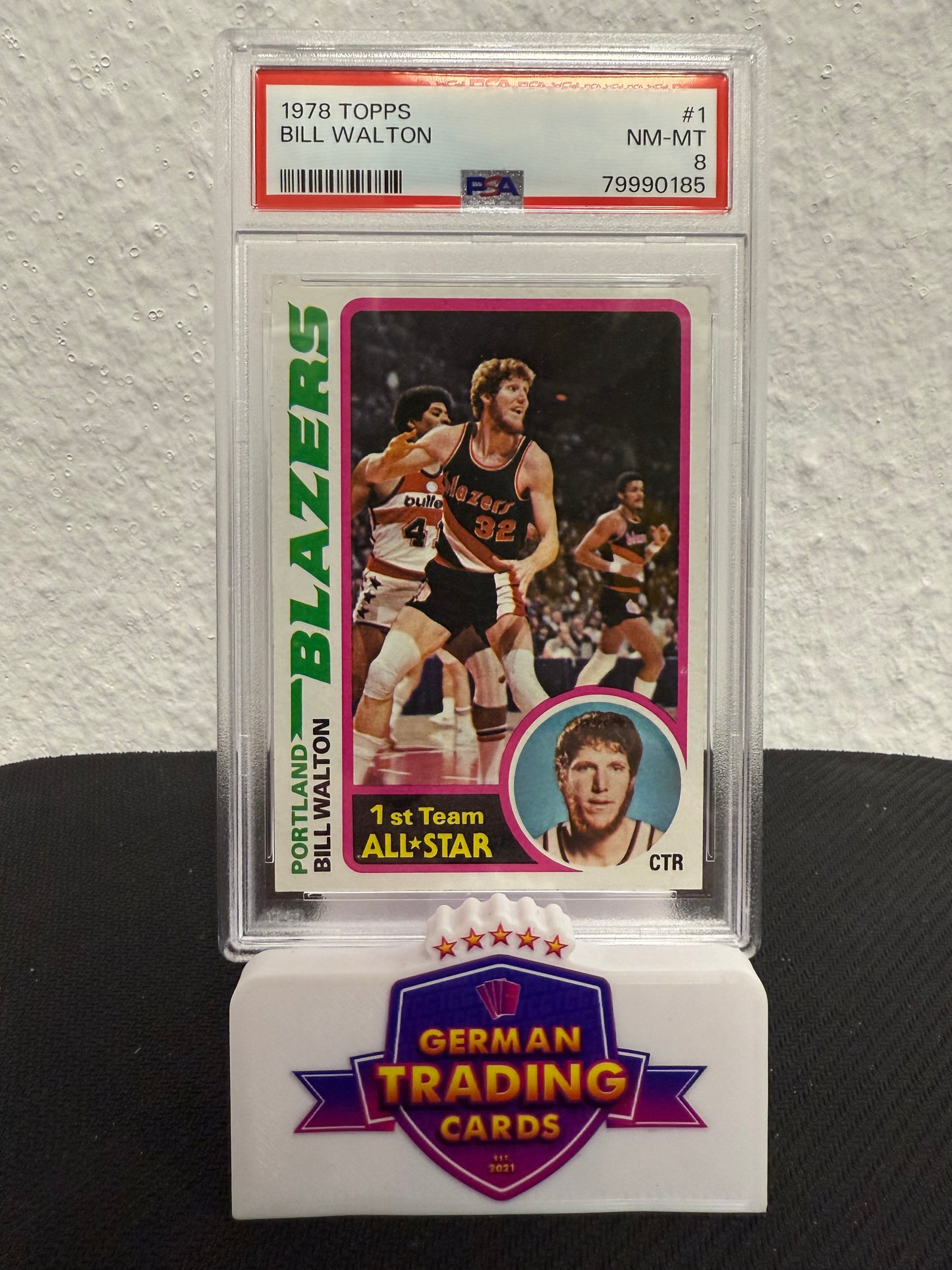 Bill Walton 1st Team All Star PSA 8 - 1978-79 Topps Basketball
