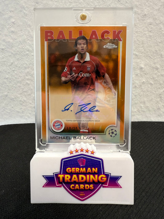 Michael Ballack Auto 19/25 - 2024-25 Topps Chrome UCC