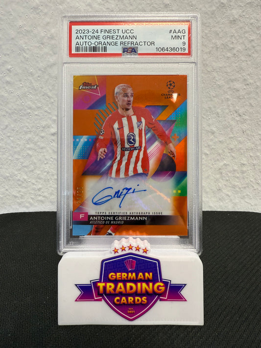 Antoine Griezmann Auto 24/25 PSA 9 - 2023-24 Topps Finest UCC