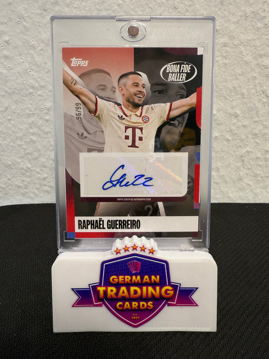 Raphael Guerreiro Bona Fide Baller Auto 96/99 - 2024-25 Topps FC Bayern Team Set