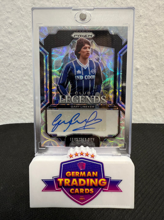 Gary Lineker Club Legends Choice Auto - 2024-25 Panini Prizm Choice Premier League