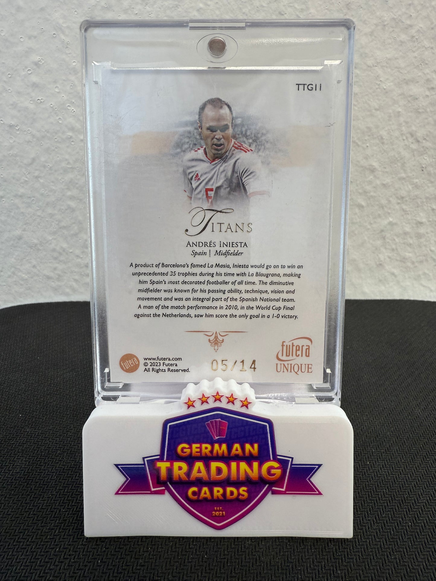Andreas Iniesta Titans 05/14 - 2023 Futera Unique