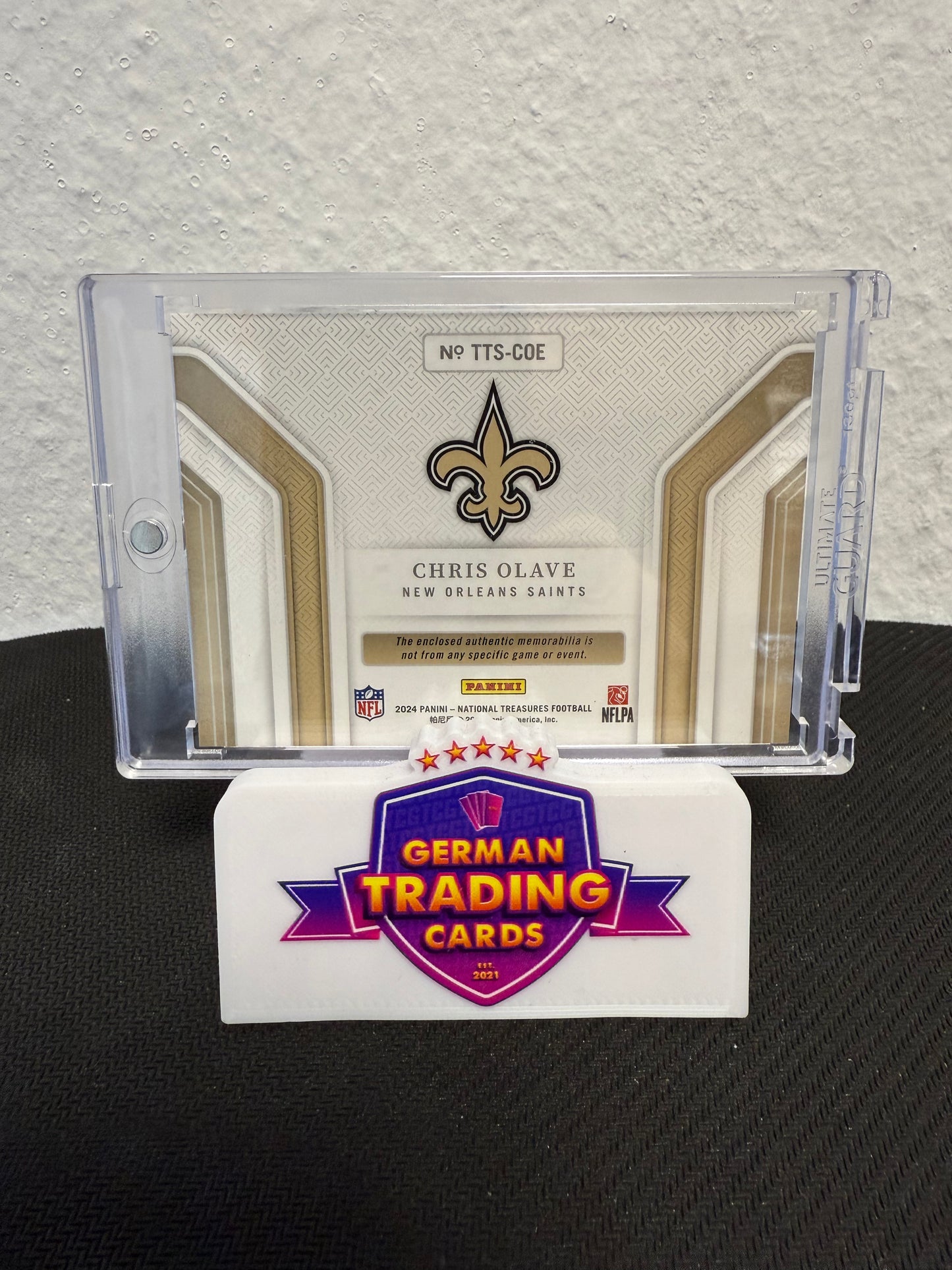 Chris Olave Patch 24/25 - 2024 Panini National Treasures Football