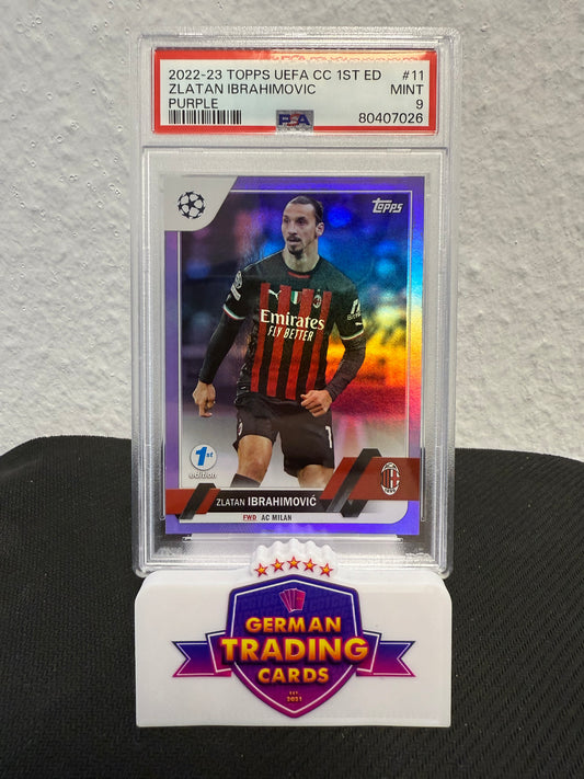 Zlatan Ibrahimovic 04/30 1st Edition PSA 9 - 2022-23 Topps UEFA CC 1st Edition