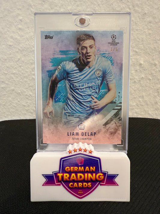 Liam Delap Future Champion Rookie 1/5 - 2022-23 Topps Mason Mount Platinum Set