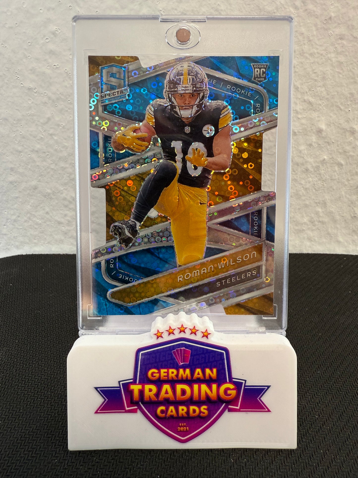 Roman Wilson Rookie 07/50 Die-Cut - 2024 Panini Spectra Football