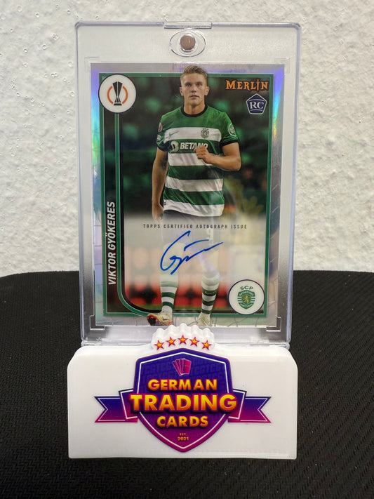 Viktor Gyökeres Rookie Auto - 2023-24 Topps Merlin Chrome