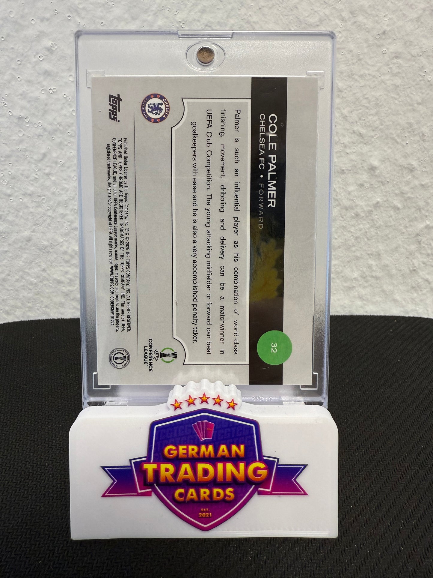 Cole Palmer 05/10 Black Lava - 2024-25 Topps Chrome UCC