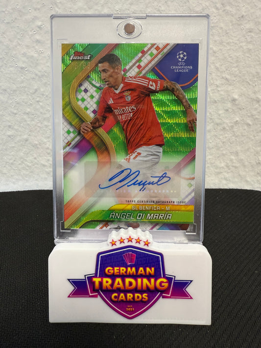 Angel di Maria Auto 76/99 - 2024-25 Topps Finest UCC
