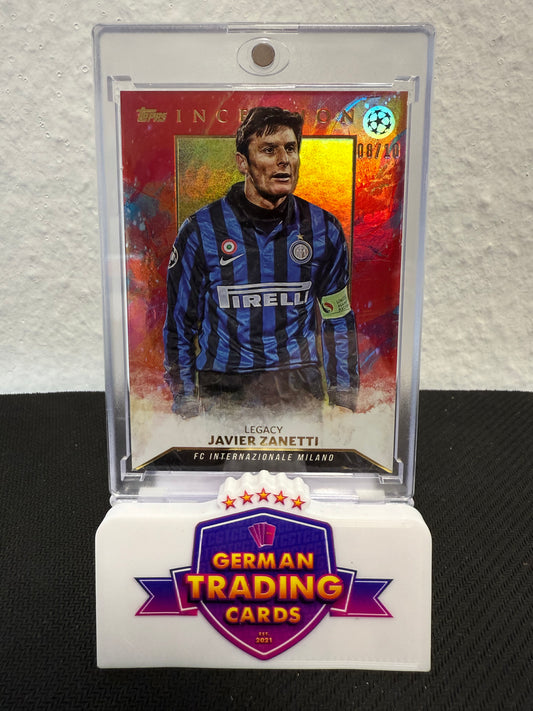 Javier Zanetti Legacy 08/10 - 2024-25 Topps Inception UCC