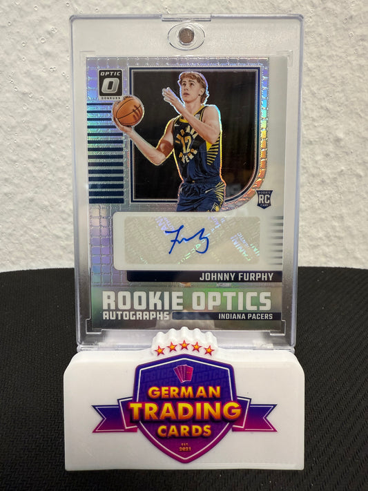 Johnny Furphy Rookie Optics Auto 05/75 - 2024-25 Panini Donruss Optic Basketball
