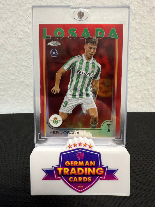 Iker Losada Rookie 1/5 - 2024-25 Topps Chrome UCC