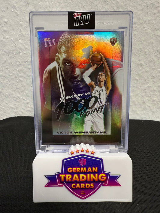 Victor Wembanyama Rookie Topps Now "1000th Point"