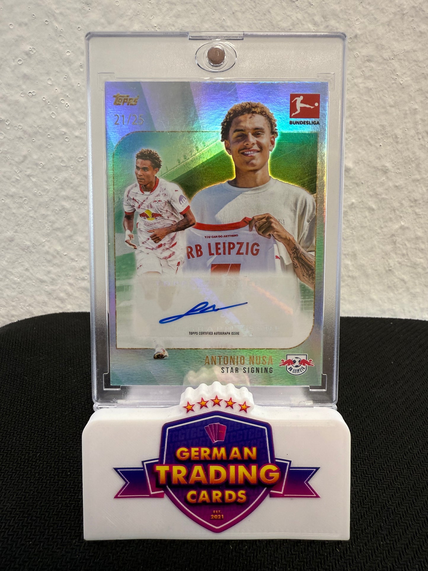 Anthony Nusa Auto 21/25 - 2024-25 Topps Bundesliga Summer Signings