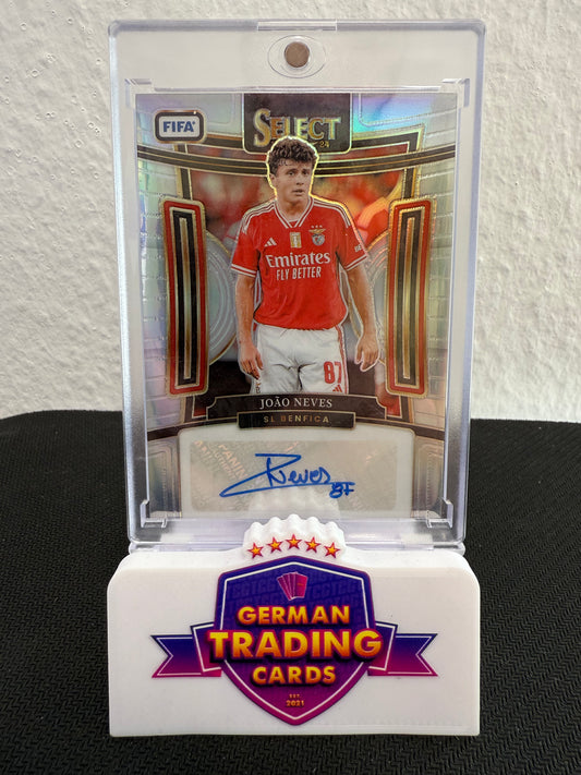 Joao Neves Silver Auto - 2023-24 Panini Select FIFA Soccer