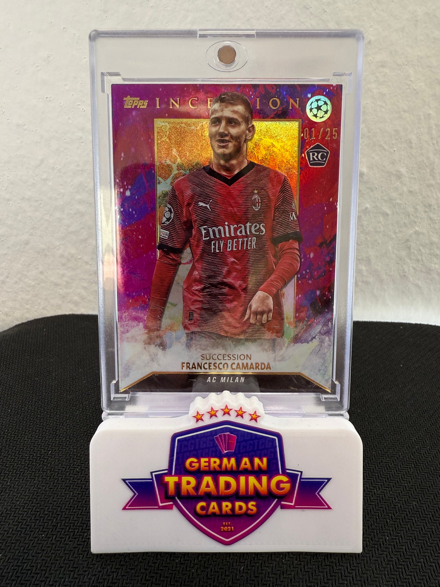 Francesco Camarda Succession Rookie 01/25 - 2023-24 Topps Inception UCC