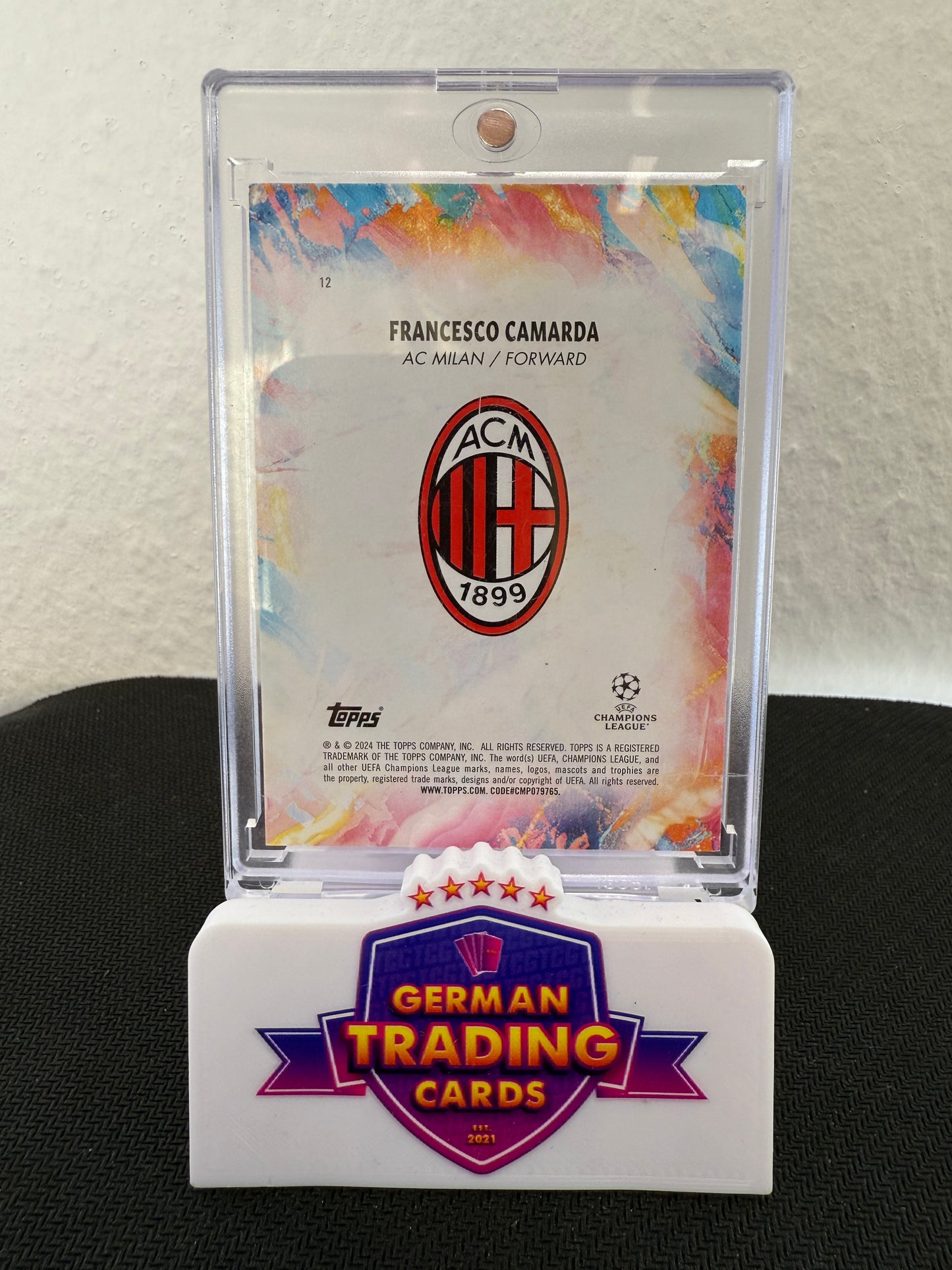 Francesco Camarda Succession Rookie 01/25 - 2023-24 Topps Inception UCC