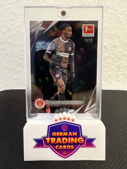 Morgan Guilavogui 10/10 - 2024-25 Topps Chrome Bundesliga Sapphire