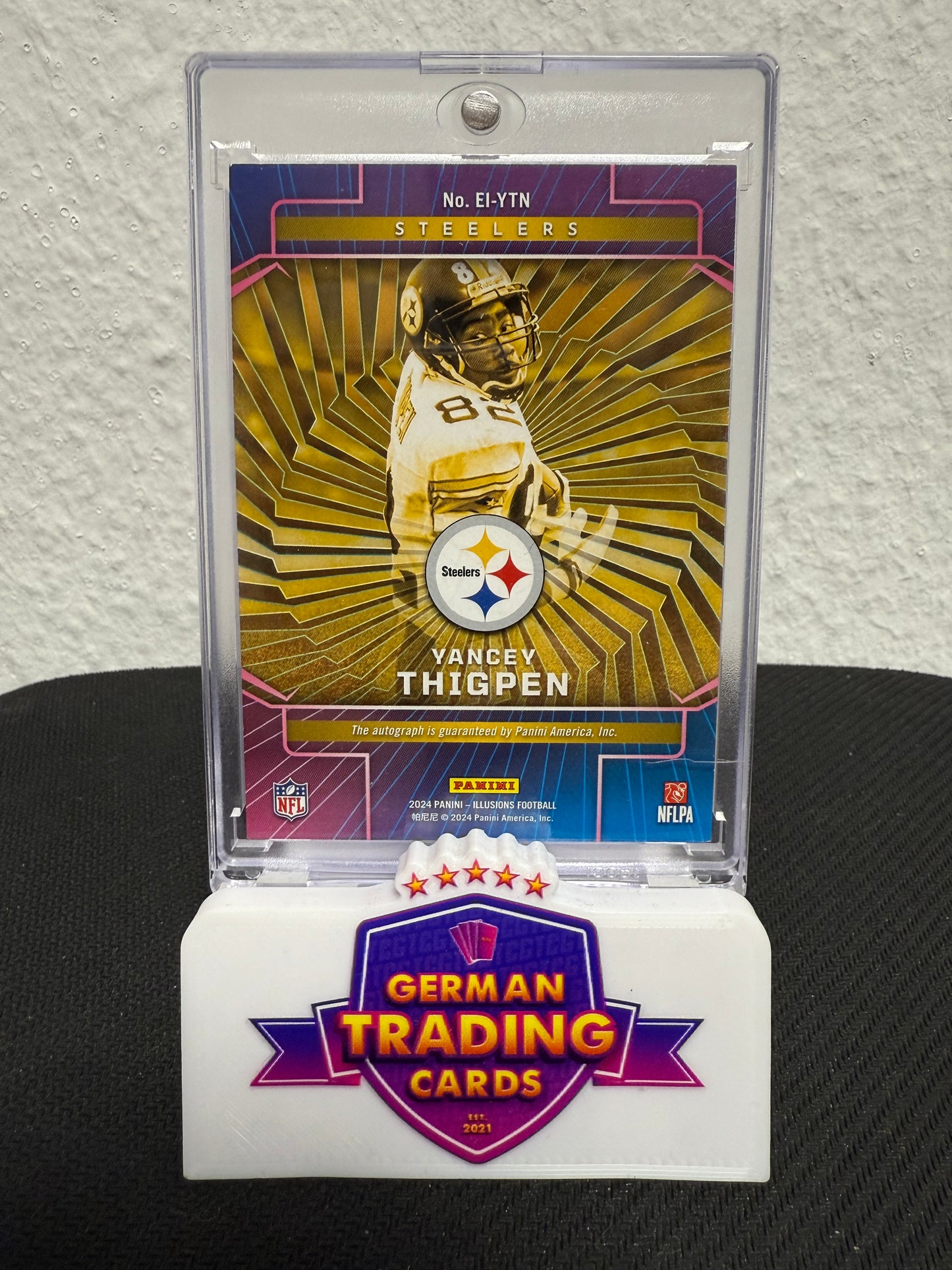 Yancey Thigpen Auto Elusive Ink 03/10 - 2024 Panini Illusions Football
