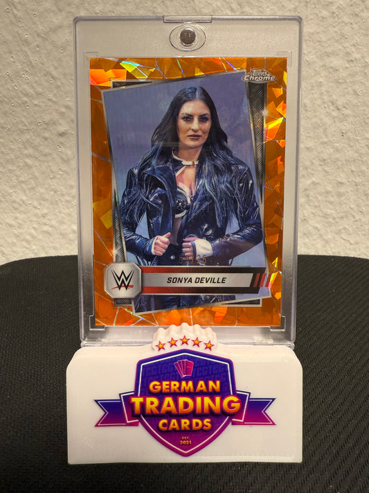 Sonya Deville 09/25 - 2025 Topps Chrome WWE Sapphire
