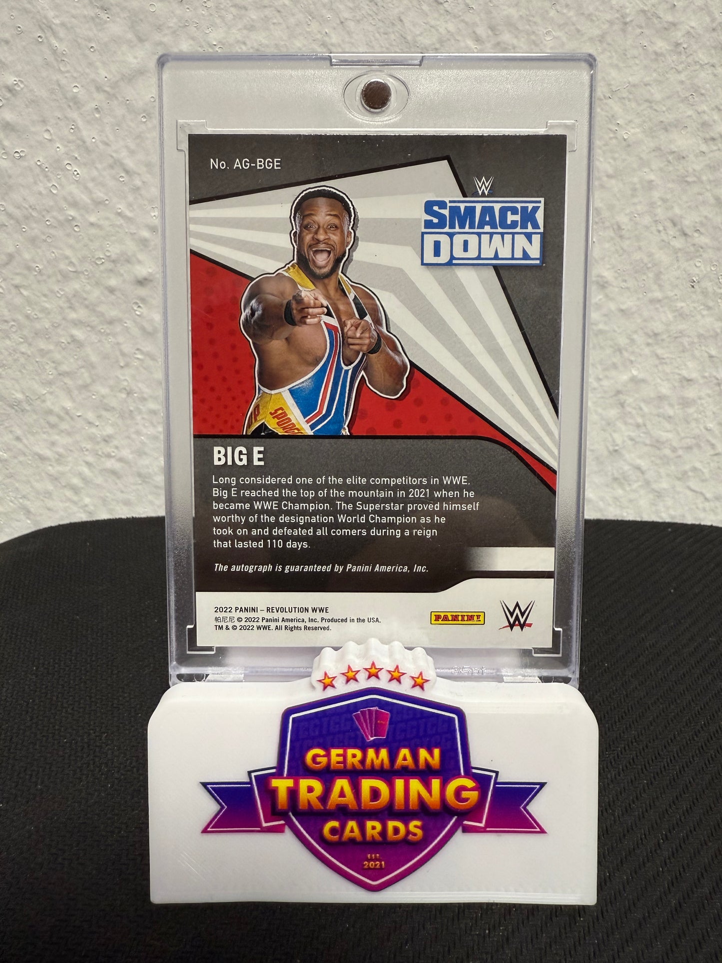 Big E Auto - 2022 Panini Revolution WWE