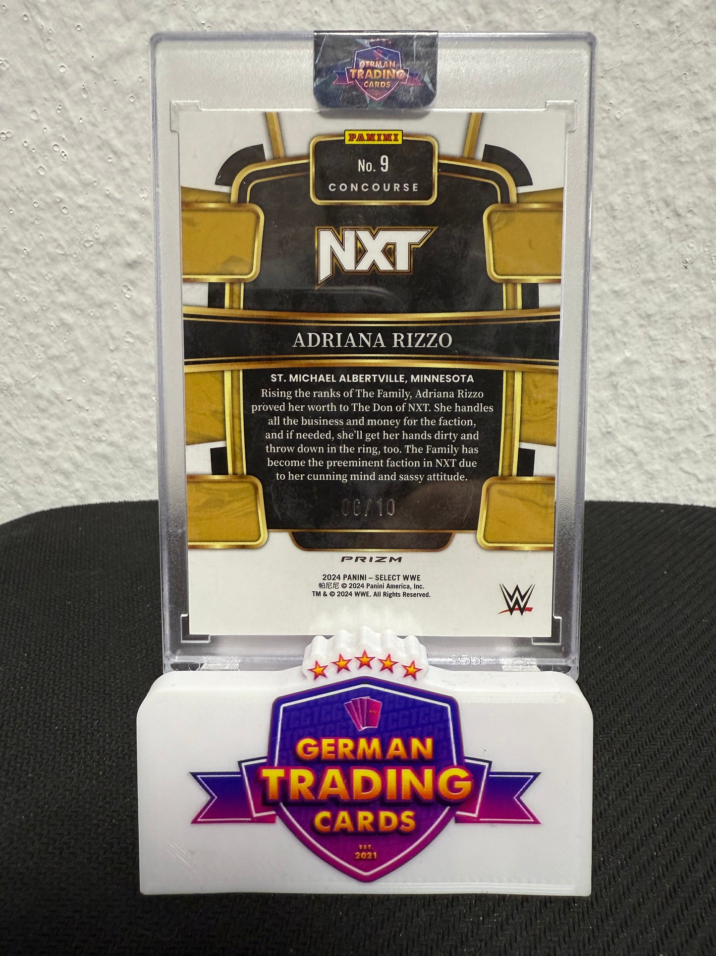 Adriana Rizzo Rookie 06/10 - 2024 Panini Select WWE
