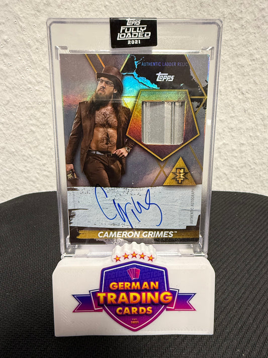 Cameron Grimes Ladder Relic Auto 39/99 - 2021 Topps WWE Fully Loaded