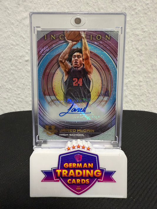 Jared McCain Prospect Auto - 2022-23 Topps Bowman University Inception