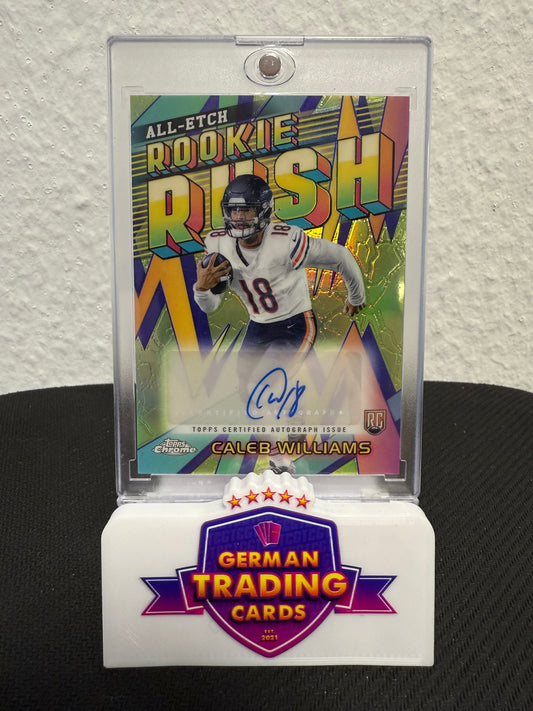 Caleb Williams Rookie Auto All Etch Rookie Rush - 2024 Topps Chrome Football