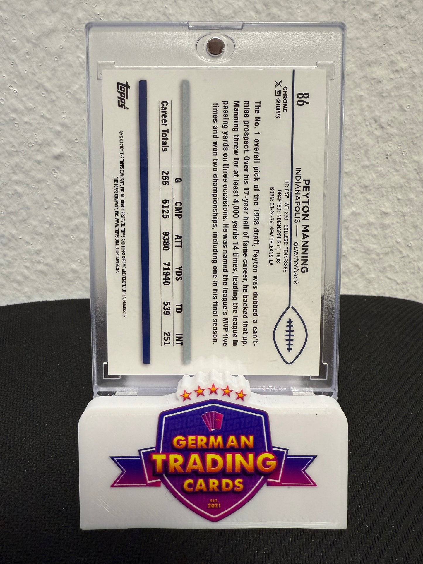 Peyton Manning 04/15 - 2024 Topps Chrome Football