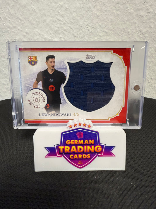 Robert Lewandowski Decadence Relic 4/5 - 2024-25 Topps 125 Years Anniversary FC Barcelona