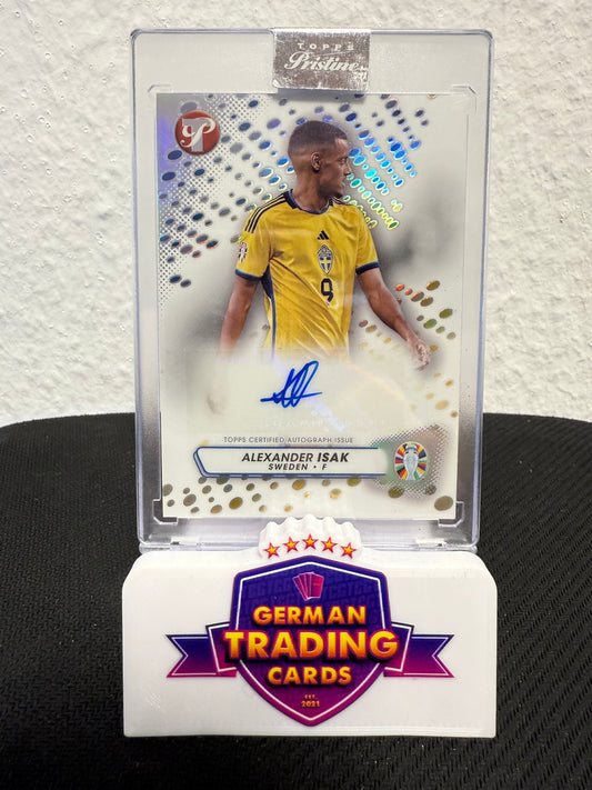 Alexander Isak Auto - 2023 Topps Pristine Road to UEFA Euro 2024