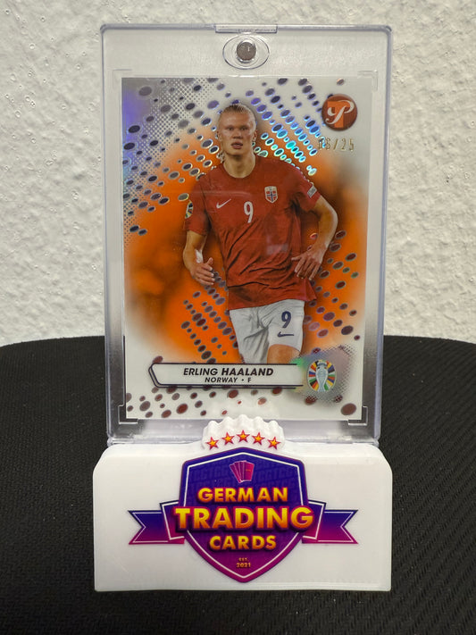 Erling Haaland 06/25 - 2023 Topps Pristine Road to UEFA Euro 2024