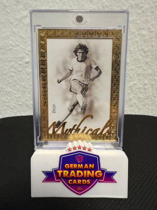Zico Mythicals 23KT Gold Framed 01/12 - 2024 Futera Unique
