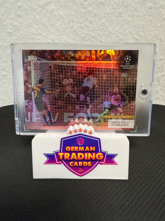 David Villa Momentos Iconicos 10/10 - 2023-24 Topps Simplicidad