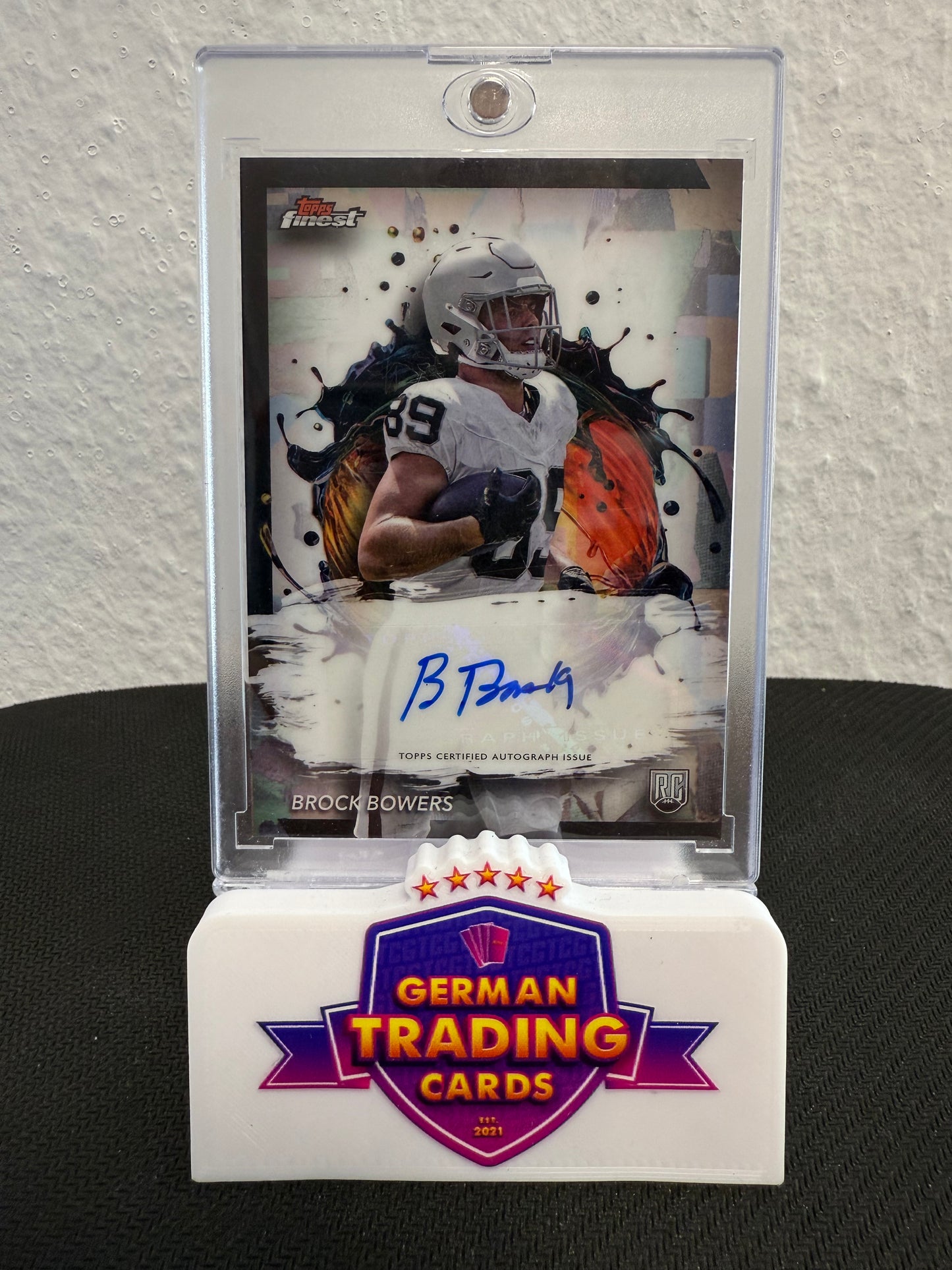 Brock Bowers Rookie Auto - 2024 Topps Chrome Finest Football