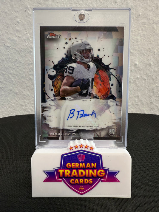 Brock Bowers Rookie Auto - 2024 Topps Chrome Finest Football