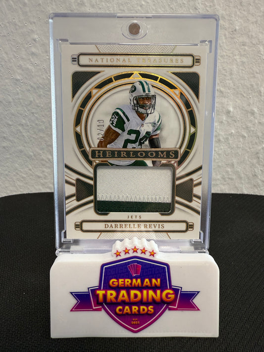 Darrelle Revis Heirlooms Patch 02/10 - 2024 Panini National Treasures Football