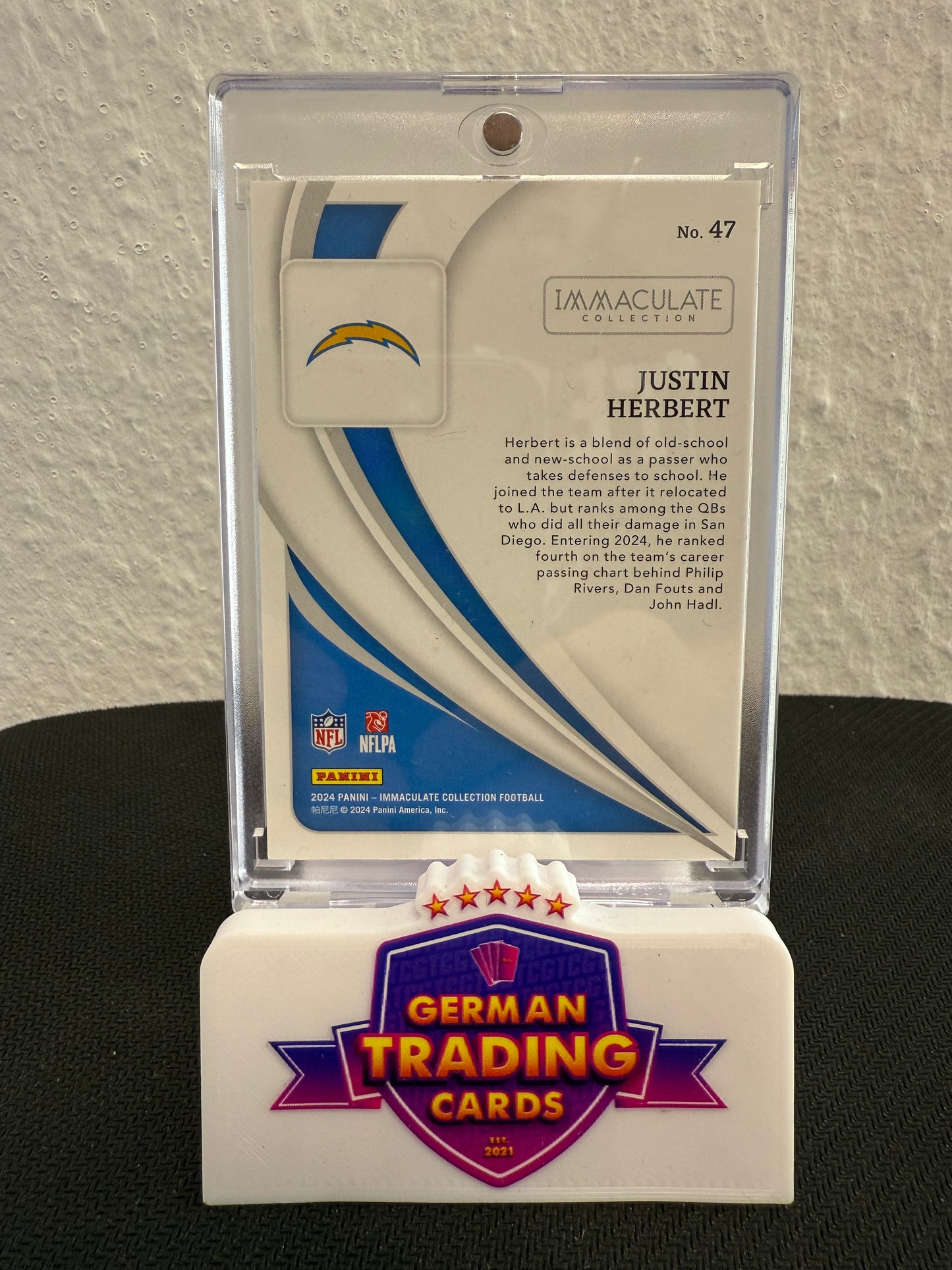 Justin Herbert 62/65 - 2024 Panini Immaculate Football
