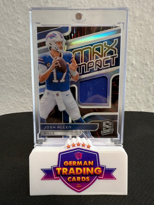 Josh Allen Max Impact Jersey 15/75 - 2024 Panini Spectra Football
