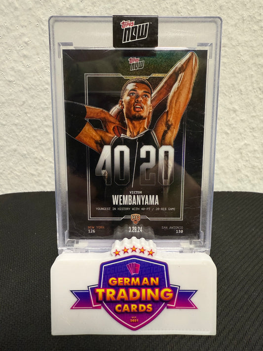 Victor Wembanyama Rookie Topps Now "40/20"