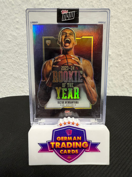 Victor Wembanyama Rookie Topps Now "2023-24 Rookie of the Year"