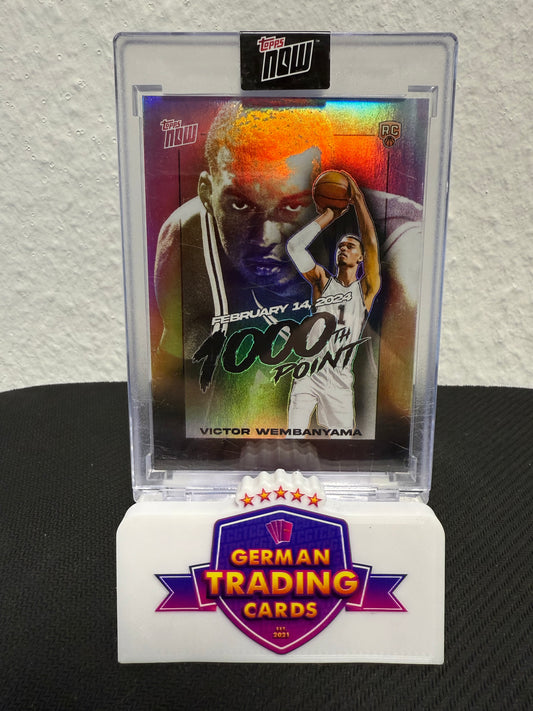 Victor Wembanyama Rookie Topps Now "1000th Point"