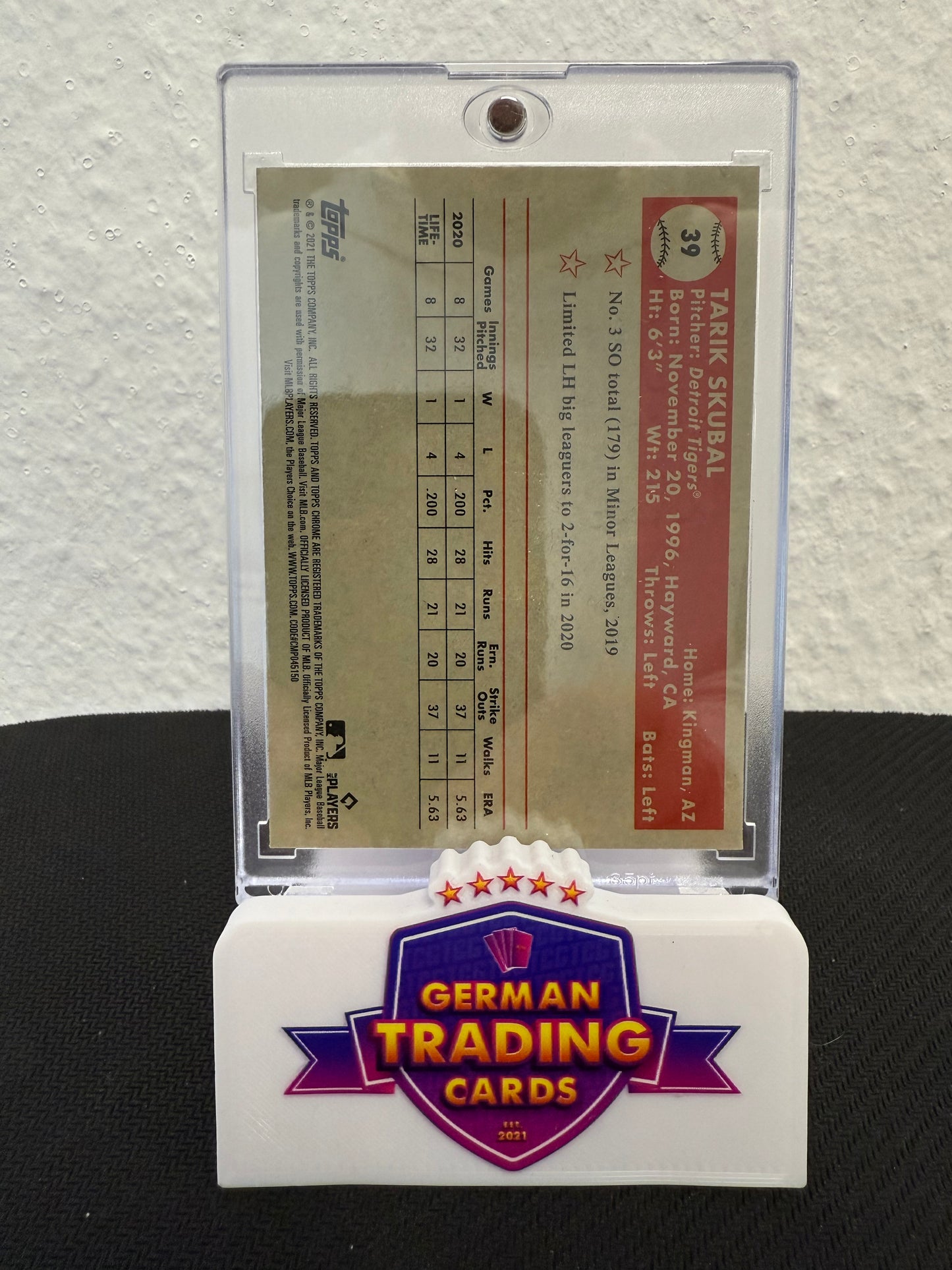 Tarik Skubal Rookie X-Fractor - 2021 Topps Chrome Platinum Anniversary