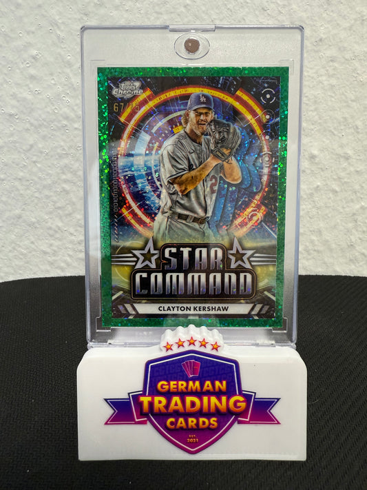 Clayton Kershaw Star Command 67/75 - 2024 Topps Cosmic Chrome Baseball