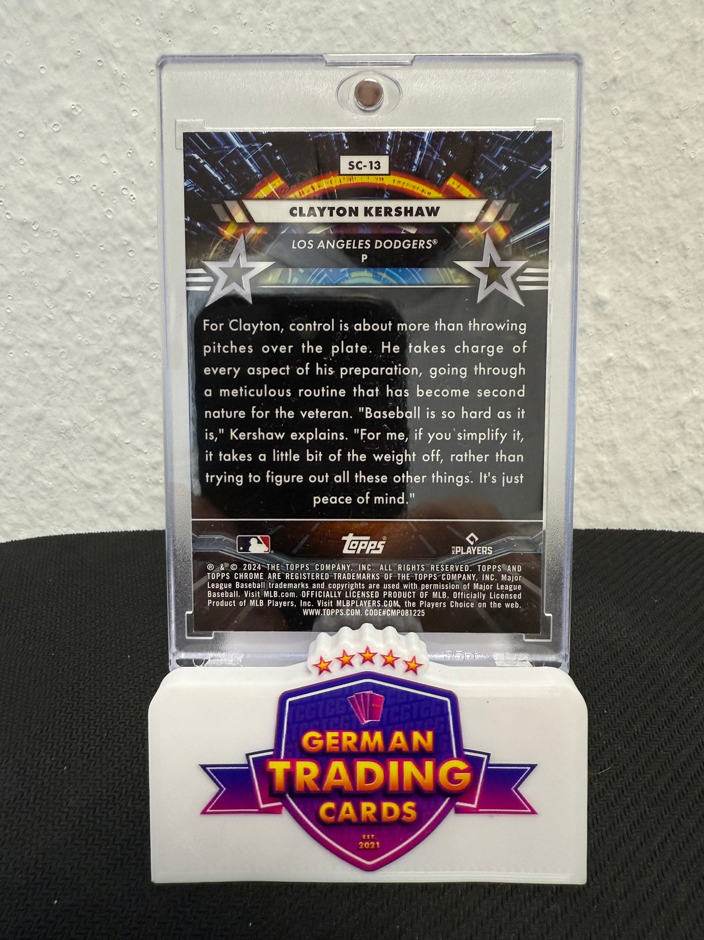 Clayton Kershaw Star Command 67/75 - 2024 Topps Cosmic Chrome Baseball