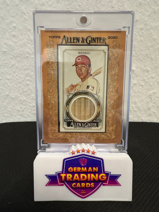 Johnny Bench Bat Relic - 2020 Topps Allen & Ginter Baseball